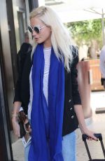 POPPY DELEVINGNE Arrives at Martinez Hotel in Cannes 05/16/2016