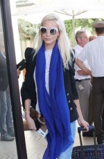 POPPY DELEVINGNE Arrives at Martinez Hotel in Cannes 05/16/2016