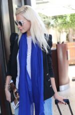 POPPY DELEVINGNE Arrives at Martinez Hotel in Cannes 05/16/2016