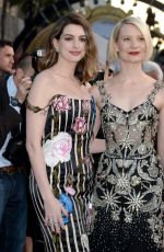 Pregnant ANNE HATHAWAY at Alice Through the Looking Glass Premiere in Hollywood 05/23/2016