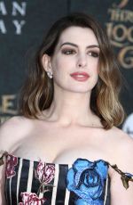 Pregnant ANNE HATHAWAY at Alice Through the Looking Glass Premiere in Hollywood 05/23/2016