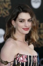 Pregnant ANNE HATHAWAY at Alice Through the Looking Glass Premiere in Hollywood 05/23/2016