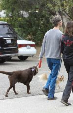 Pregnant ANNE HATHAWAY Out Hiking in Los Angeles 05/09/2016