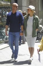Pregnant BAR REFAELI Out and About in Barcelona 05/26/2016