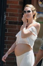 Pregnant CANDICE SWANEPOEL Out in New York 05/20/2016