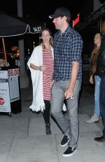 Pregnant EMILY BLUNT and John Krasinski out to Dinner in Studio City 05/24/2016
