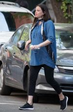 Pregnant LIV TYLER Out and About in New York 05/21/2016