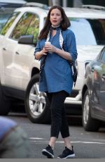 Pregnant LIV TYLER Out and About in New York 05/21/2016