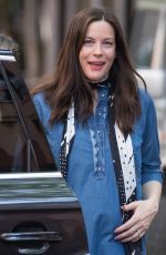 Pregnant LIV TYLER Out and About in New York 05/21/2016