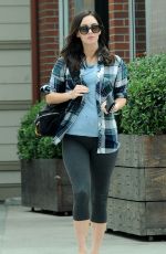 Pregnant MEGAN FOX Leaves Cafe Gratitude in Venice Beach 05/16/2016