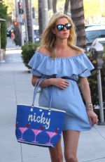 Pregnant NICKY HILTON Out and About in Beverly Hills 05/12/2016