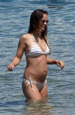 Pregnant OLIVIA WILDE in Bikini at a Beach in Maui 04/28/2016
