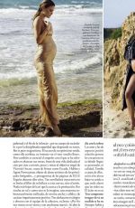 Pregnatn BAR REFAELI in Elle Magazine, Spain June 2016 Issue