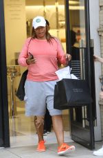 QUEEN LATIFAH Shopping at Barney