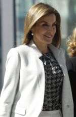 QUEEN LETIZIA at Research Institute of Food Science at University in Madrid 05/03/2016