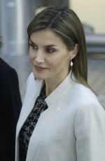 QUEEN LETIZIA at Research Institute of Food Science at University in Madrid 05/03/2016
