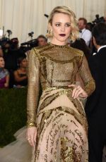 RACHEL MCADAMS at Costume Institute Gala 2016 in New York 05/02/2016