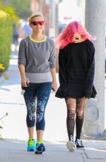 REESE WITHERSPOON and AVA PHILLIPE Out in Santa Monica 05/03/2016