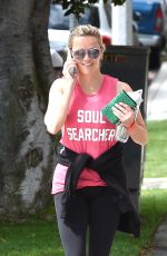 REESE WITHERSPOON at Morning Workout in Brentwood 05/23/2016