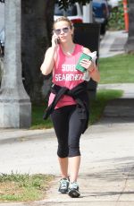 REESE WITHERSPOON at Morning Workout in Brentwood 05/23/2016