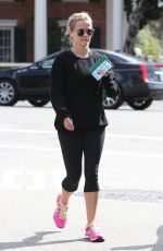 REESE WITHERSPOON in Leggings Out in Brentwood 05/21/2016
