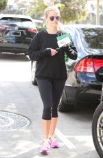 REESE WITHERSPOON in Leggings Out in Brentwood 05/21/2016