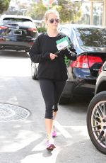 REESE WITHERSPOON in Leggings Out in Brentwood 05/21/2016