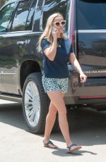 REESE WITHERSPOON in Shorts Out and About in Malibu 05/30/2016