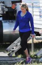 REESE WITHERSPOON on the Set of 