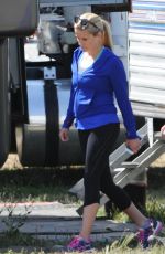 REESE WITHERSPOON on the Set of 