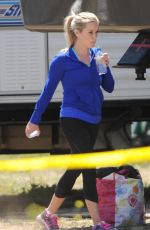 REESE WITHERSPOON on the Set of 