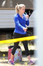 REESE WITHERSPOON on the Set of 