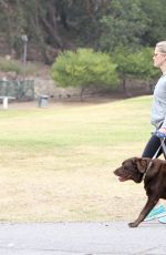 REESE WITHERSPOON Out With Her Dogs in Los Angeles 05/28/2016