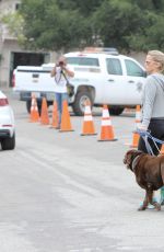 REESE WITHERSPOON Out With Her Dogs in Los Angeles 05/28/2016