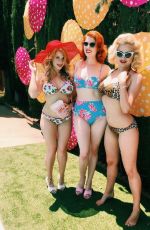 RENEE OLSTEAD at Pinup Girl Clothing Pool Party Photoshoot 05/18/2016