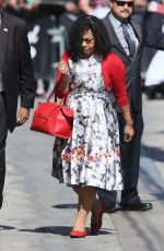 RHONDA RHIMES Arrives at Jimmy Kimmel Live in Los Angeles 05/12/2016