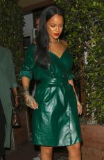 RIHANNA Leaves Giorgio Baldi in Santa Monica 05/08/2016