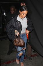 RIHANNA Leaves Her Concert in Los Angeles 05/05/2016