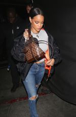 RIHANNA Leaves Her Concert in Los Angeles 05/05/2016