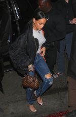 RIHANNA Leaves Her Concert in Los Angeles 05/05/2016