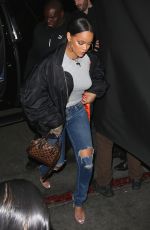 RIHANNA Leaves Her Concert in Los Angeles 05/05/2016