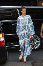 RIHANNA Shopping at MAC in New York 05/29/2016