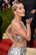 RITA ORA at Costume Institute Gala 2016 in New York 05/02/2016