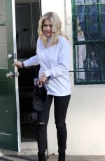 RITA ORA at Drybar in Los Angeles 05/22/2016