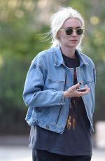 ROONEY MARA with Her New Blonde Hair Out in New York City 05/26/2016