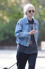 ROONEY MARA with Her New Blonde Hair Out in New York City 05/26/2016