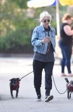 ROONEY MARA with Her New Blonde Hair Out in New York City 05/26/2016