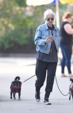 ROONEY MARA with Her New Blonde Hair Out in New York City 05/26/2016