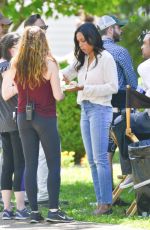 ROSARIO DAWSON on the Set of 