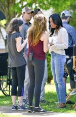 ROSARIO DAWSON on the Set of 